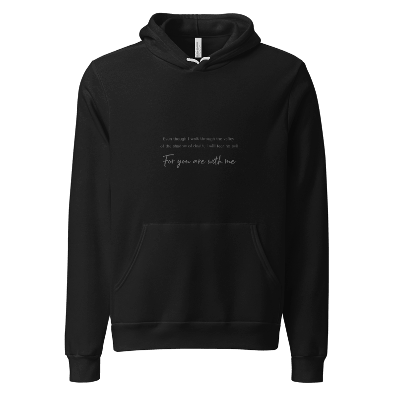 Unisex hoodie - Psalm 23 Dark