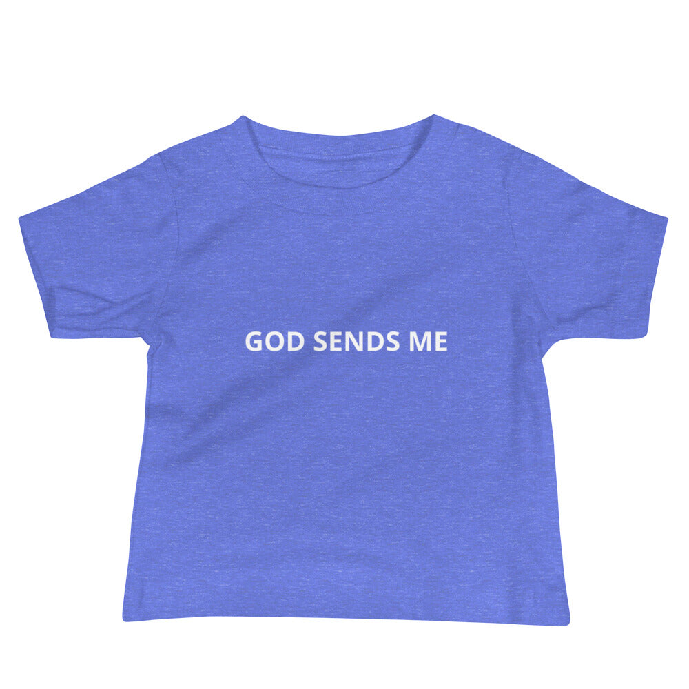 Baby Jersey Short Sleeve Tee - God sends me