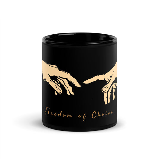 Black Glossy Mug - Freedom of Choice