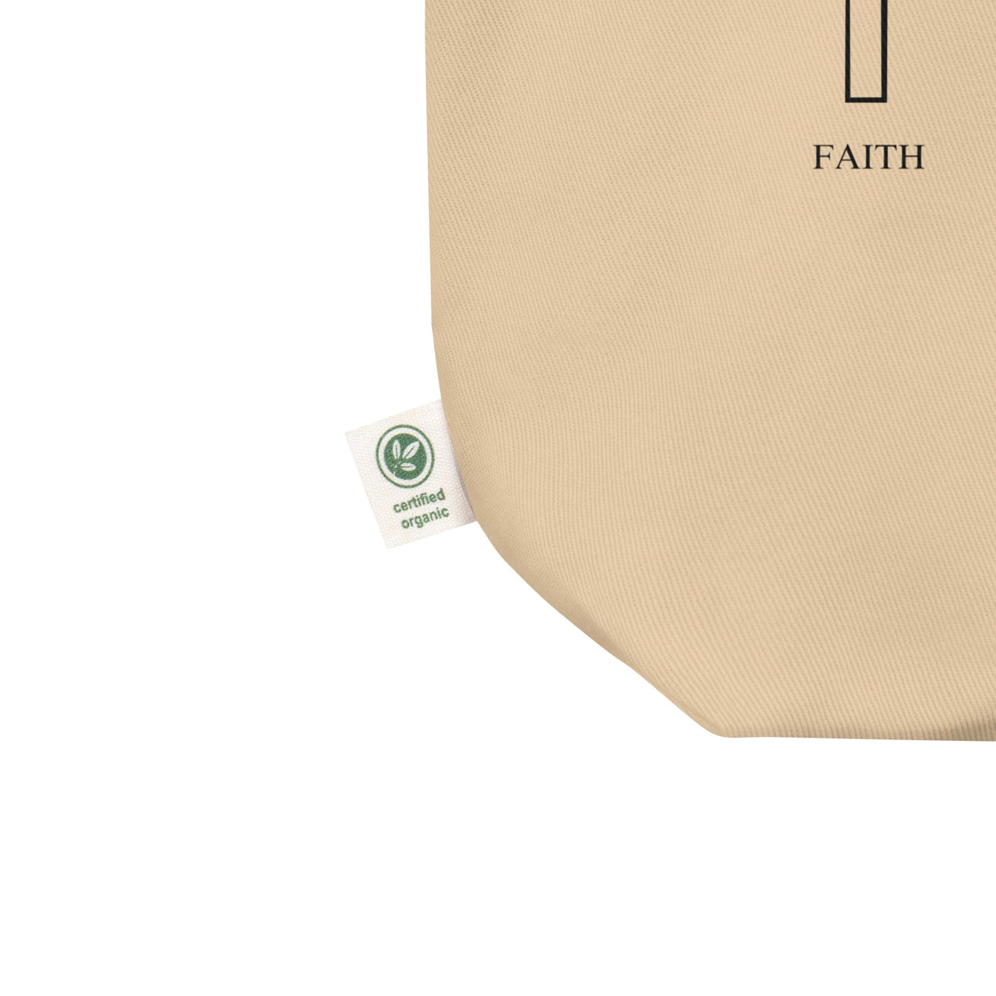 Eco Tote Bag -Faith Love Hope