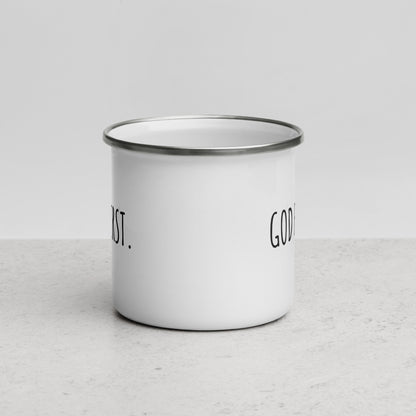 Enamel Mug - GOD FIRST.