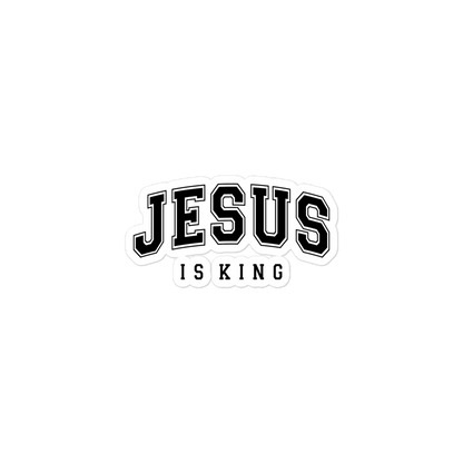 Bubble-free stickers - Jesus is King