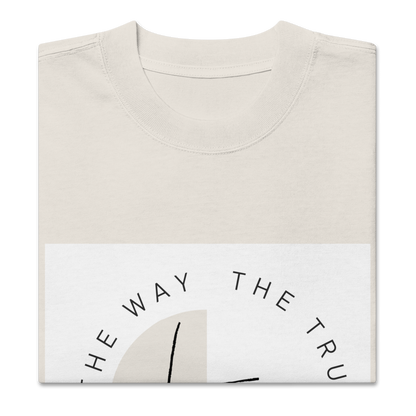 Oversized faded t-shirt unisex - The Way The Truth The Life