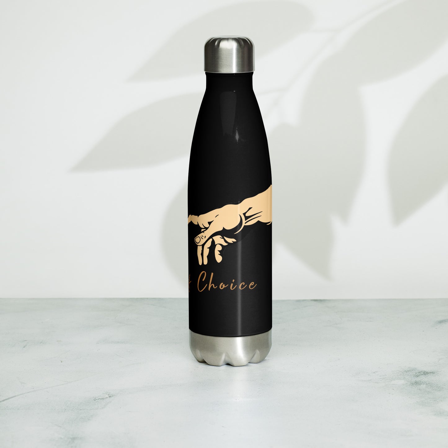 Stainless steel water bottle - Freedom of Choice