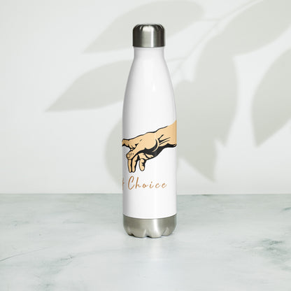 Stainless steel water bottle - Freedom of Choice