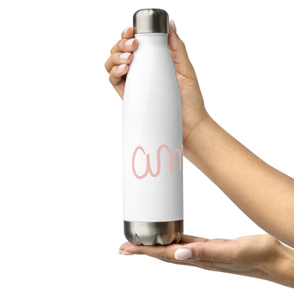 Stainless steel water bottle - amen.