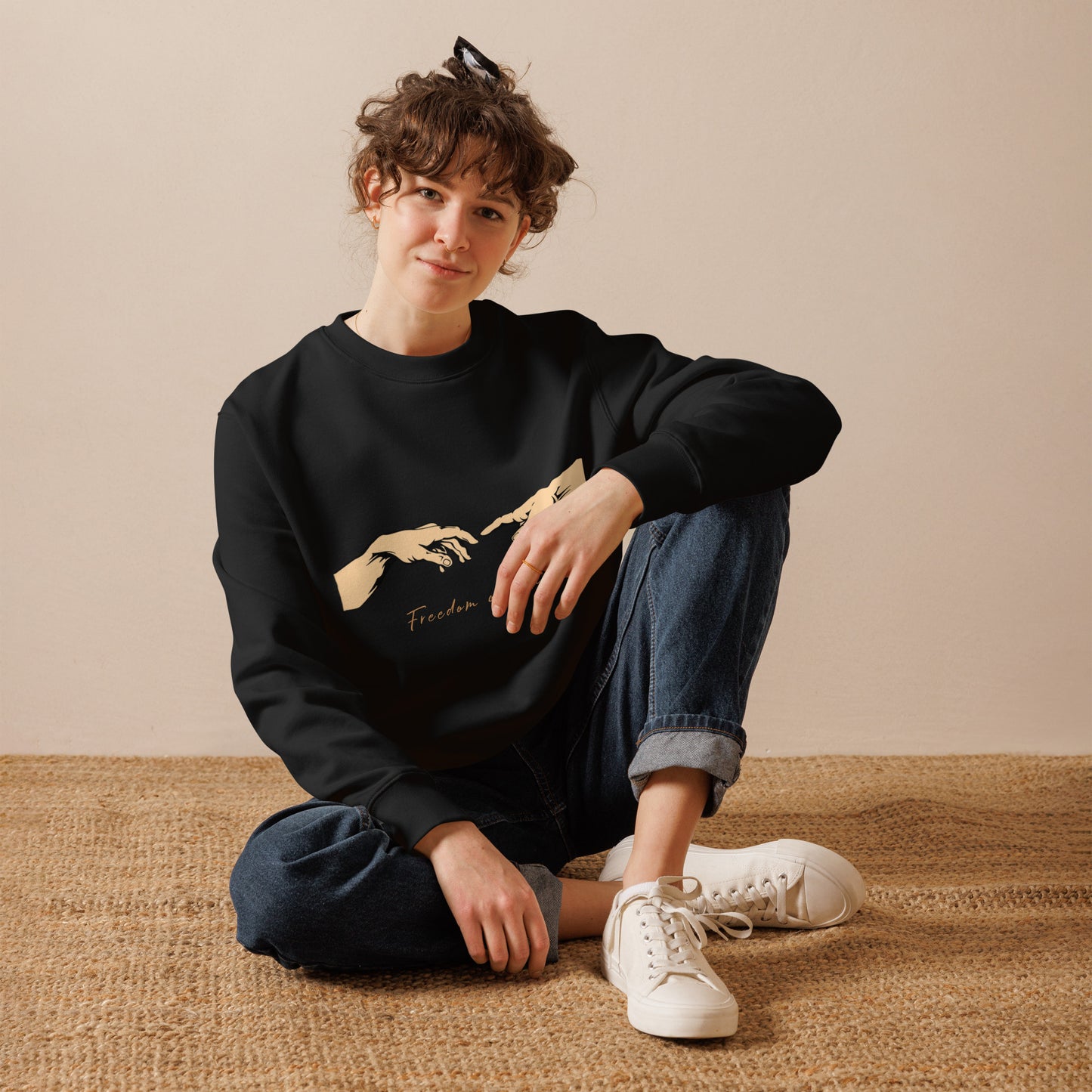 Unisex eco sweatshirt - Freedom of Choice