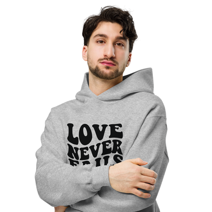 Unisex oversized hoodie - Love never fails