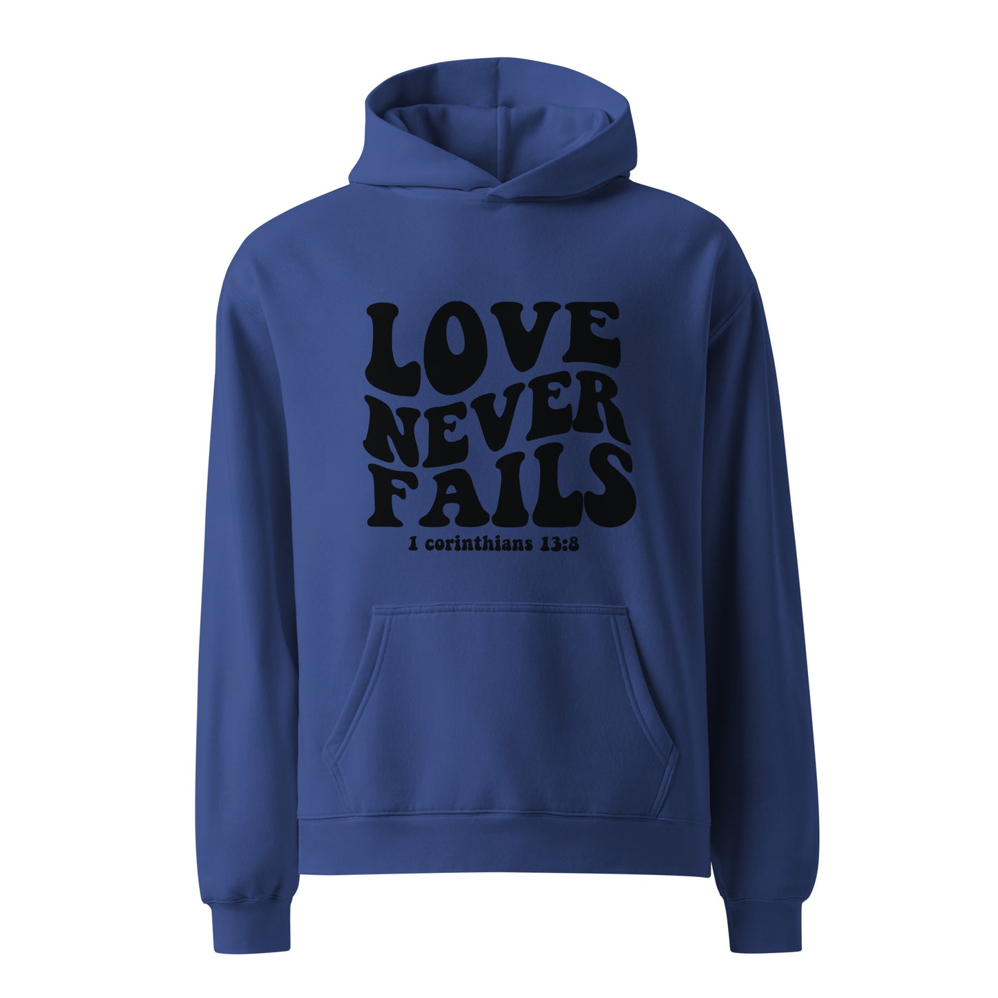 Unisex oversized hoodie - Love never fails