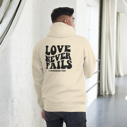 Unisex Hoodie - Love never fails