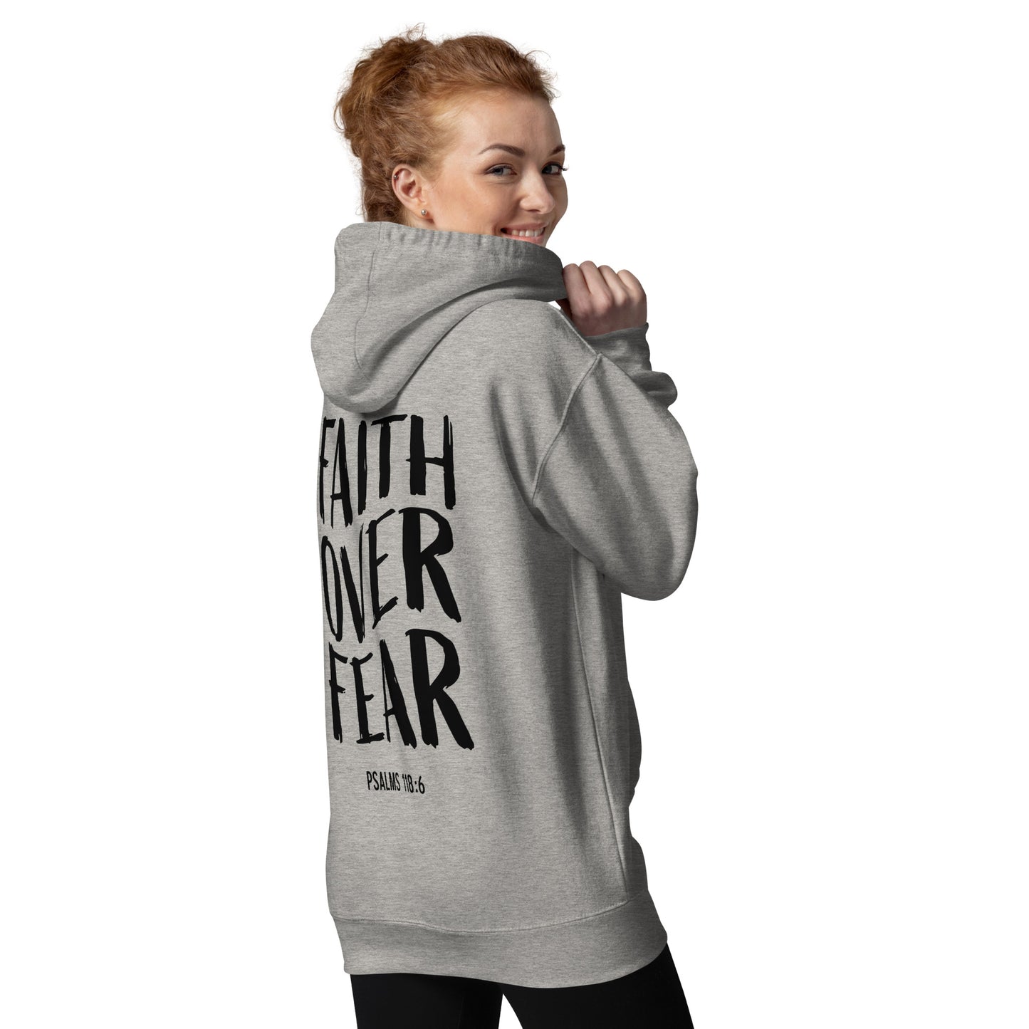 Unisex Hoodie - Faith Over Fear -  Bone