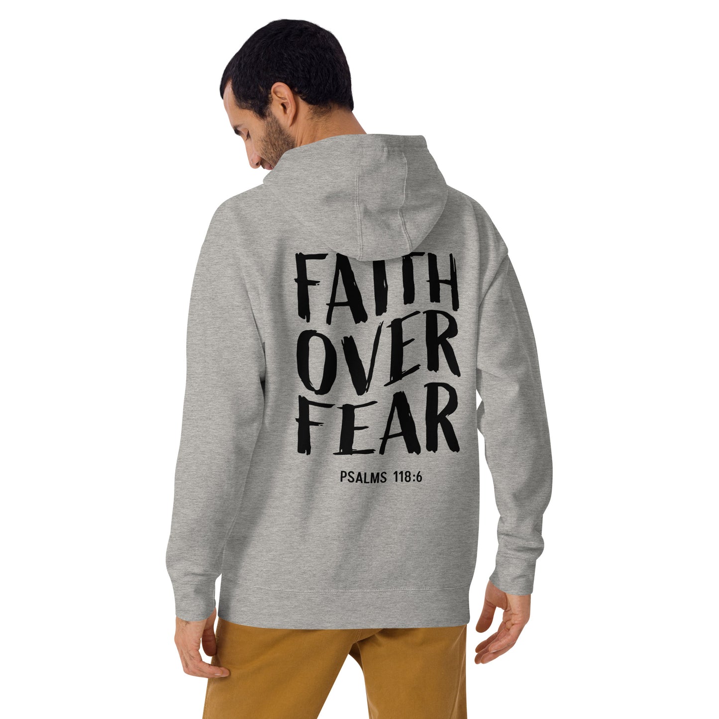 Unisex Hoodie - Faith Over Fear -  Bone