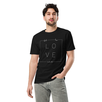 Unisex Premium T-Shirt Black - Faith Hope Love