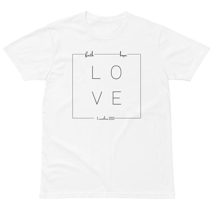 Unisex premium t-shirt - Faith Hope Love